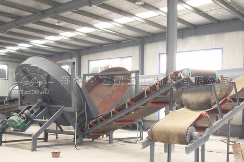 甘肅有機(jī)肥設(shè)備生產(chǎn)線現(xiàn)場